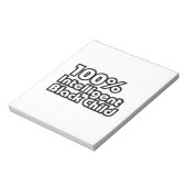 100 % Intelligentes schwarzes Kind Notizblock (Rotiert)