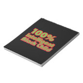 100 % Intelligentes schwarzes Kind Notizblock (Rotiert)