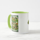 100% irisch... am St. Patricks Tag! Tasse (Vorderseite Links)