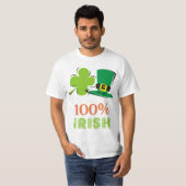 100 % irisch T-Shirt (Vorne ganz)