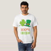 100 % irisch T-Shirt (Vorne ganz)