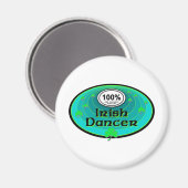 100% Irish Dance Magnet (Vorderseite/Rückseite)