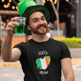 100% IRISH St. Patrick's Day T-Shirt
