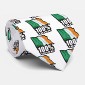 100 % Irland/irische Flagge Krawatte (Gerollt)