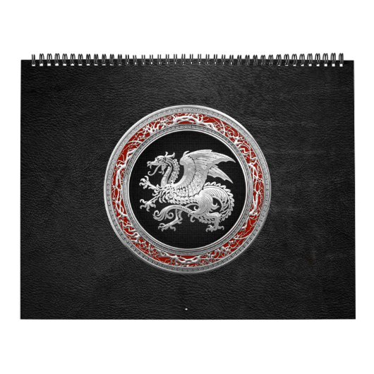 [100] Isländischer Drache, Landvættir [Silber] Kalender (Titelbild)