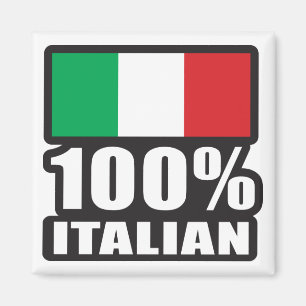 100%-Italienisch Magnet