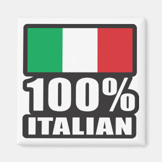 100%-Italienisch Magnet