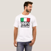 100 % Italienisch T-Shirt (Vorne ganz)