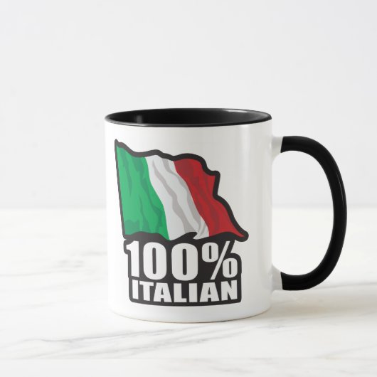 100 % Italienisch Tasse (Rechts)