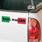 100 % italienischer Autoaufkleber (Auf Lkw)