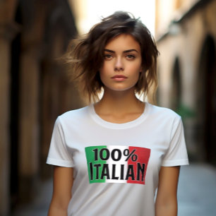 100% Italienischer Stolz Tri-Blend Shirt