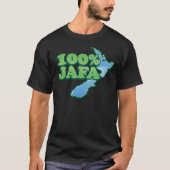 100% JAFA NEUSEELAND Kiwientwurf AUCKLAND T-Shirt (Vorderseite)