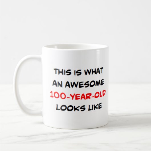 100 Jahre alt, phantastisch Kaffeetasse (Links)