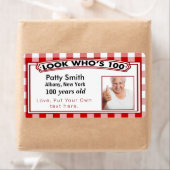 100 Jahre alte Aufkleber - leicht anpassbar (Insitu)