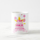 100 Jahre alter Geburtstagskuchen Kaffeetasse (Mittel)