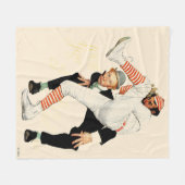 100 Jahre Baseball Fleecedecke (Vorderseite (Horizontal))