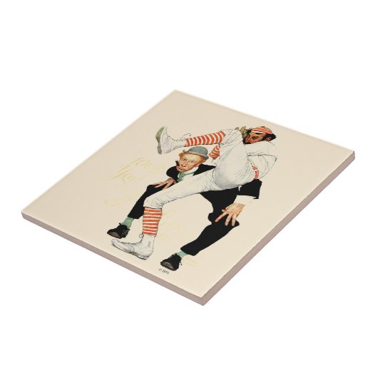 100 Jahre Baseball Fliese (Seite)