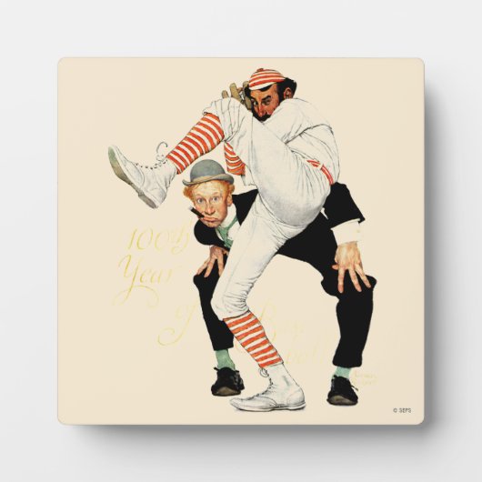 100 Jahre Baseball Fotoplatte (Vorderseite)