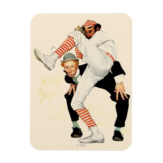 100 Jahre Baseball Magnet (Vertikal)