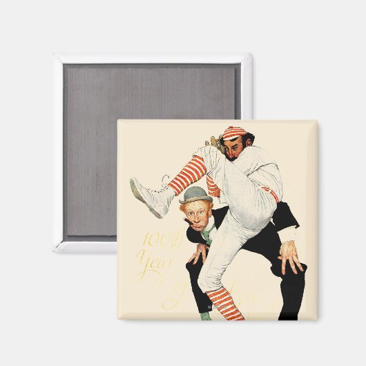 100 Jahre Baseball Magnet (Vorderseite/Rückseite)