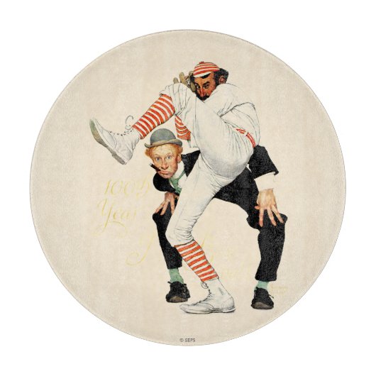 100 Jahre Baseball Schneidebrett (Vorderseite)