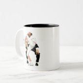 100 Jahre Baseball Zweifarbige Tasse (Vorderseite Links)