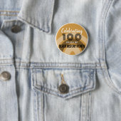 100 Jahre Black History Month feiern Button (Beispiel)