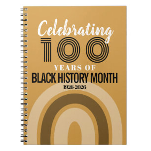 100 Jahre Black History Month feiern Notizblock