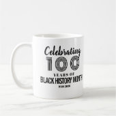100 Jahre Black History Month gefeiert Kaffeetasse (Links)