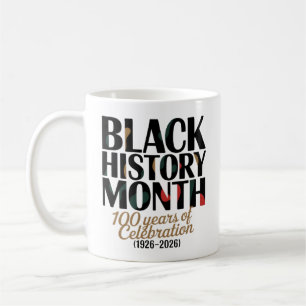 100 Jahre Feier Black History Month 2026 Kaffeetasse