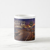100 Jahre feiern: Route 66 Kaffeetasse (Mittel)