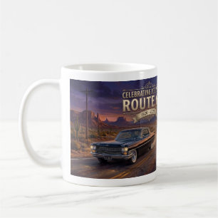 100 Jahre feiern: Route 66 Kaffeetasse