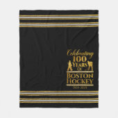 100 Jahre Hockey in Boston Fleecedecke (Vorderseite)
