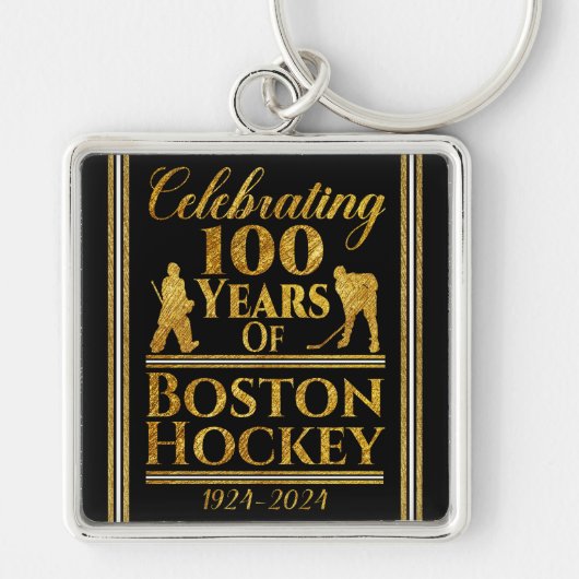 100 Jahre Hockey in Boston Schlüsselanhänger (Vorne)