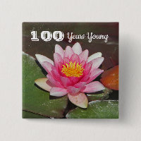 100 Jahre Junge Geburt Pink Water Lily Blume