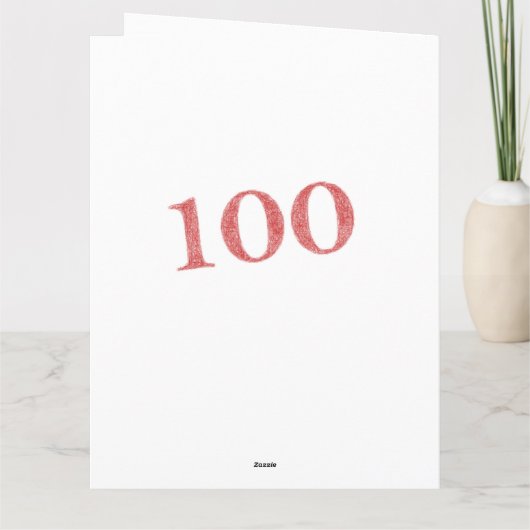 100 Jahre Karte (Rückseite)