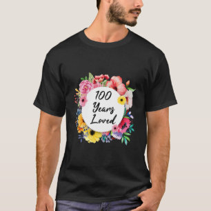100 Jahre Liebe 100. Geburtstag T-Shirt