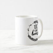 100 Jahre Loved Seit 1921, 100. Geburtstagsgeschen Kaffeetasse (VorderseiteRechts)