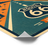 100 Jahre Route 66 Centennial Litho Poster (Ecke)