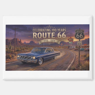 100 Jahre Route 66 Magnet