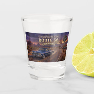 100 Jahre Route 66 Schnapsglas