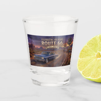 100 Jahre Route 66 Schnapsglas