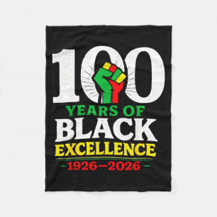100 Jahre Schwarze Exzellenz Centennial Schwarze G Fleecedecke