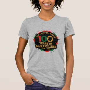 100 Jahre schwarze Exzellenz – Schwarzer Stolz T-Shirt