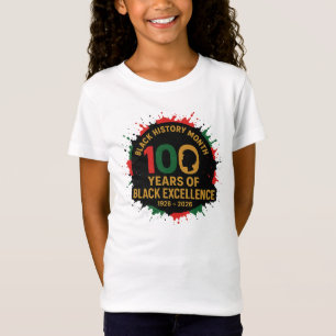 100 Jahre Schwarze Exzellenz – Schwarzer Stolz T-Shirt