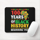 100 Jahre schwarze Geschichte beginnend 1926 Cente Mousepad (Mit Mouse)