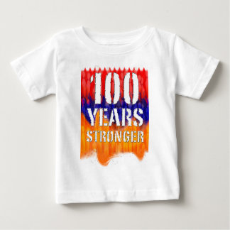 100 Jahre stärkere armenische Säuglings-T - Shirt- Baby T-shirt