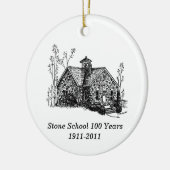 100 Jahre Verzierungs- Keramikornament (Links)