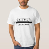 100 Jahre vom unsinkbaren titanischen T-Shirt (Vorderseite)
