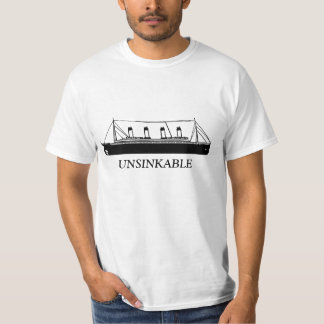 100 Jahre vom unsinkbaren titanischen T-Shirt